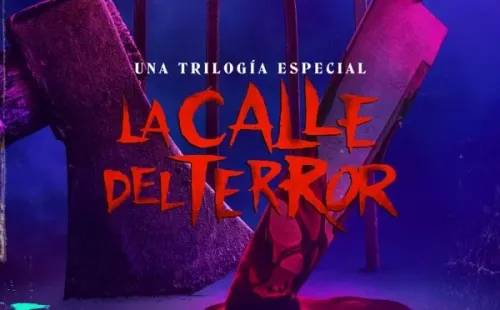 El afiche oficial para la adaptación de La Calle del Terror, de Netflix.