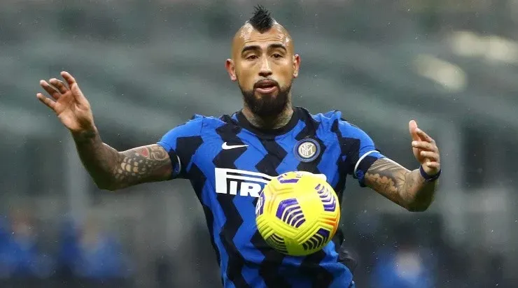 Arturo Vidal, mediocampista chileno del Inter de Milán
