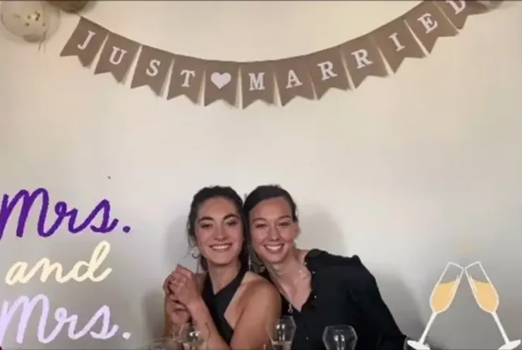 Tiane Endler arquera chilena novia matrimonio casamiento boda fotografías foto
