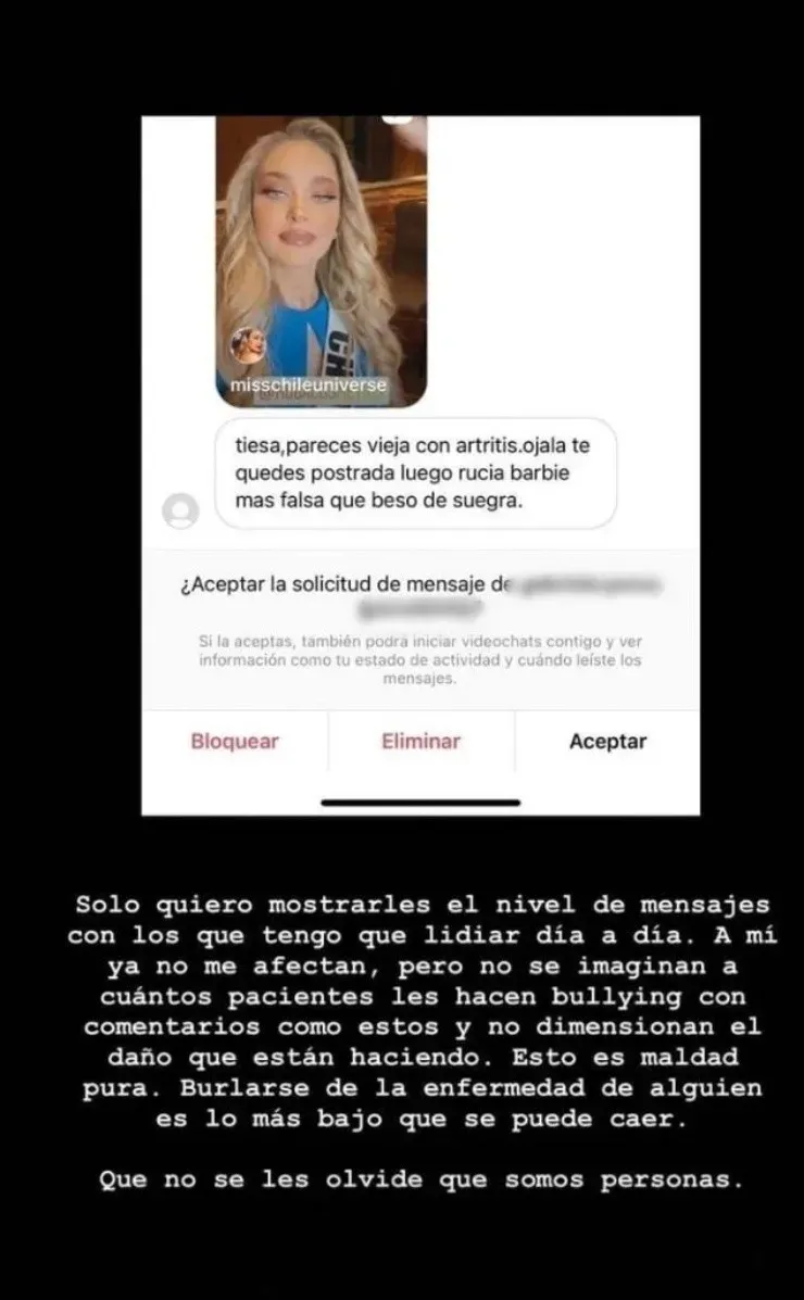 Daniela Nicolás en Instagram
