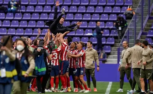 Atlético Madrid, campeón de La Liga de España.
