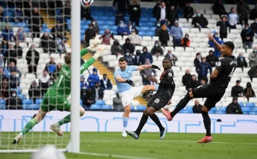 Kun Agüero se despidió del Manchester City a lo grande (Getty Images)