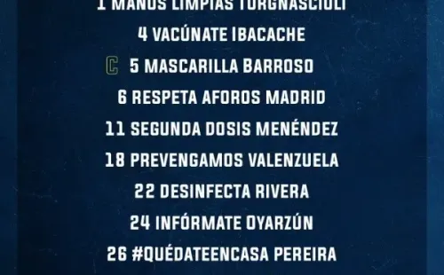 Geniales: Everton y su tremenda formación contra la U y el Covid-19.