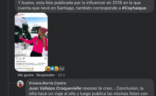Yuli Cagna queda expuesta ante el error que había cometido.(2)