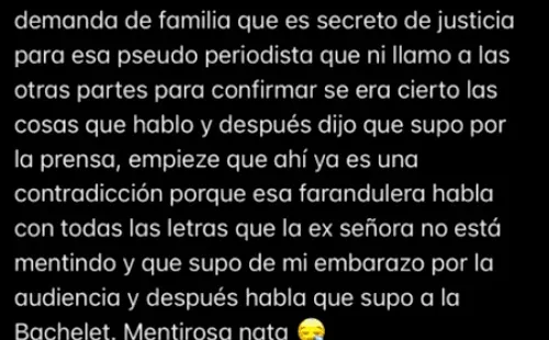 Algunos de los descargos deThais Jordão, la actual pareja de Iván Núñez.(4)