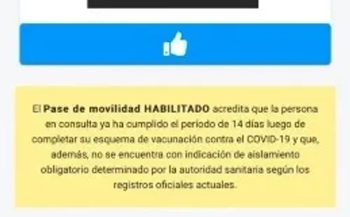 Pase de Movilidad