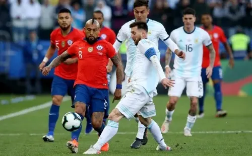 Messi vuelve a enfrentar a Chile en un partido que promete. Foto: Getty Images