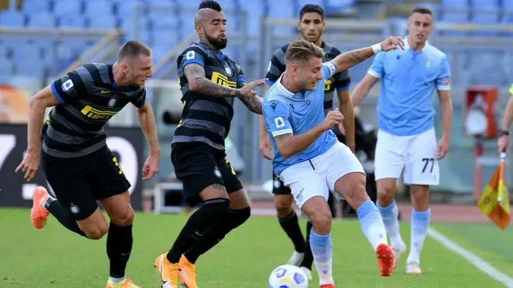 Inter de Milán vs Lazio Arturo Vidal