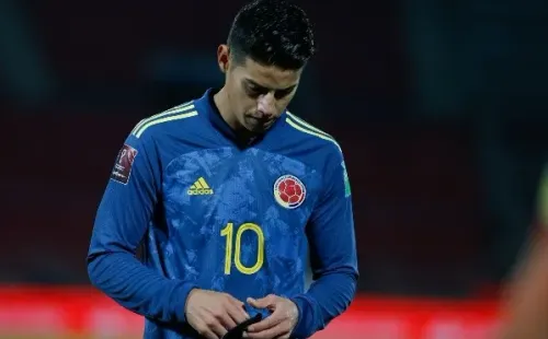 James Rodríguez se pierde las eliminatorias y la Copa América por decisión de Rueda. Foto: Agencia Uno