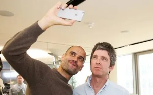 Guardiola y Gallagher tienen una excelente relación. Foto: Manchester City.