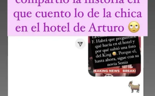 La reacción de Sonia Isaza tras el destape del supuesto romance de Arturo Vidal con modelo chilena.