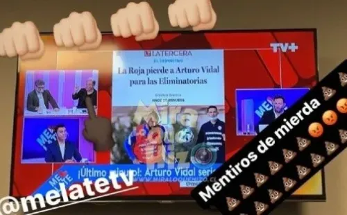 La historia que Arturo Vidal le dedicó a Me Late y que después eliminó de su Instagram.