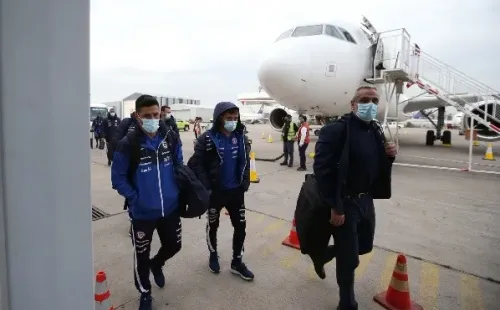 Chile viajó a Argentina junto al presidente de la ANFP Pablo Milad. Foto: ANFP