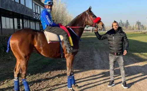 “Mi consejo es muy simple: si quieres algo trabaja duro para conseguirlo!!!���� ���������� yo soy feliz y amo mis caballitos!!!”, comentó Arturo Vidal desde el Club Hípico.