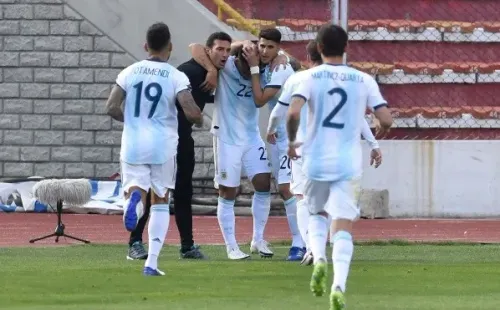 Scaloni confía en quedarse con los tres puntos ante Chile. Foto: Getty Images