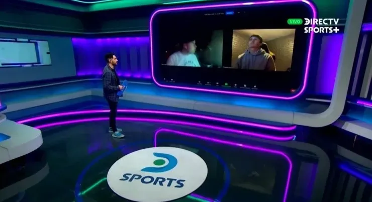 Bruno Sampieri lleva las emociones del ePrimera a todas las casas en DirecTV Sports. | Foto: Captura.