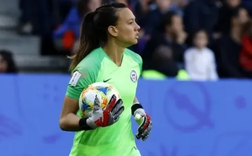 11 de Junio de 2019/RENNESChristiane Endler durante el partido por el grupo F del Mundial Femenino Francia 2019 entre las selecciones de Chile vs Suecia, jugado en el Estadio Roazhon Park de Rennes FOTO: MARIO DAVILA/AGENCIAUNO