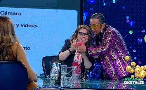 Una captura del programa Pecados Digitales, que encabezarán Javiera Contador y Yerko Puchento.