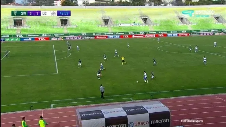 Cornejo vio a Viana adelantado. (FOTO: TNT Sports)