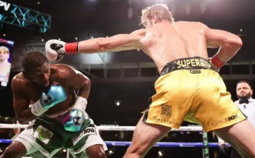Logan Paul aguantó ocho rounds ante Floyd Mayweather. Foto: Getty Images
