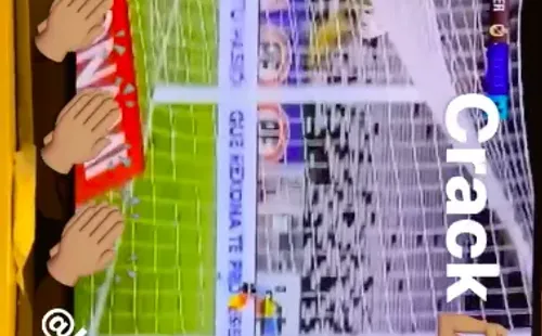 El festejo de Vidal con Arriagada.