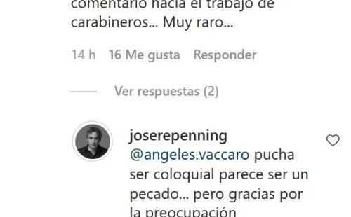 La respuesta de José Luis Repenning