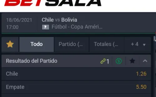 Las cuotas para que te la juegues por Chile o Bolivia en las Eliminatorias Qatar 2022, con transmisión de RedGol. | Foto: Betsala.