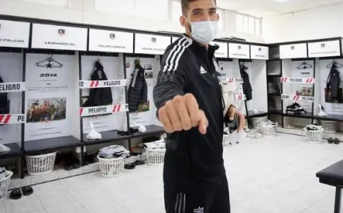 Amor asegura que se ha acoplado muy bien al grupo desde que llegó. Foto: Colo Colo.