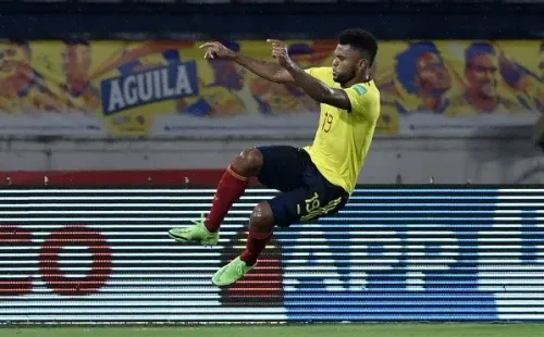 Colombia le empató en el último minuto a Argentina en el marco de las Eliminatorias. Foto: Getty.