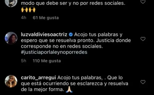 Los mensajes que le dejaron sus compañeras actrices a Luis Gnecco.
