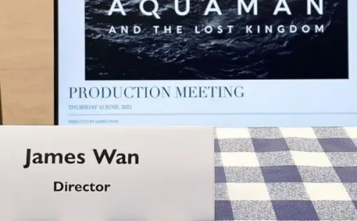 Las fotos que compartió el director de Aquaman, James Wan.(1)
