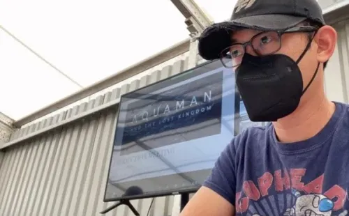 Las fotos que compartió el director de Aquaman, James Wan.(2)