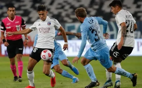 Pablo Solari ha jugado seis partidos este torneo por Colo Colo. Foto: Agencia Uno.