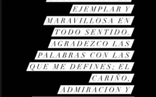 Los mensajes con los que Ester Expósito y Alejandro Speitzer combatieron las especulaciones tras su quiebre.(2)