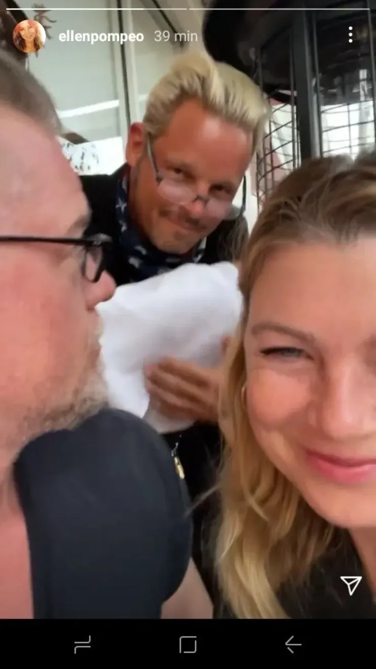 Ellen Pompeo historias en Instagram