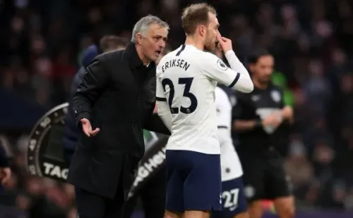 Mou tuvo a Eriksen en los Spurs, por lo que su desmayo le causó gran preocupación.