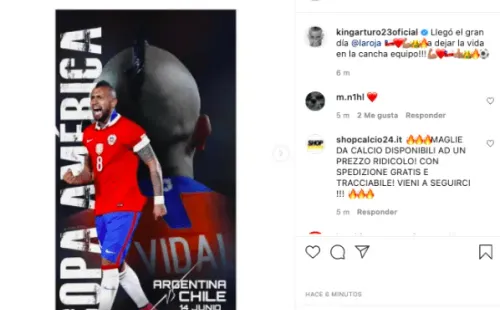 El mensaje de Vidal a la Roja.
