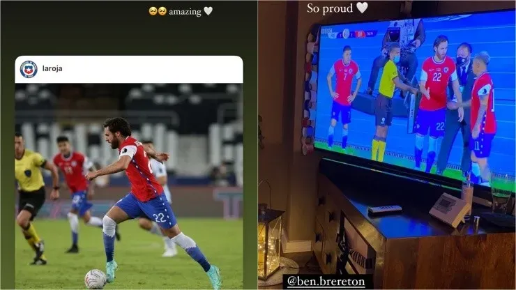 La novia de Brereton en Instagram