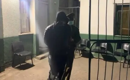 Diego Sánchez detenido (Carabineros de Chile)