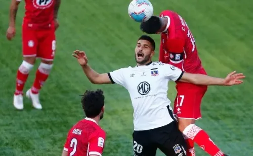 Quinteros volvió a decir que Blandi no ha encontrado un lugar en Colo Colo por las lesiones. Foto: Agencia Uno.