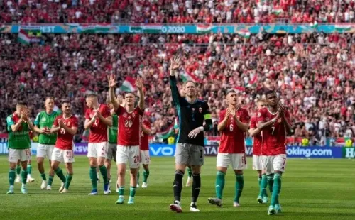 Hungría festejó como un triunfo el empate contra Francia en la Eurocopa.