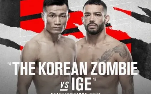 The Korean Zombie y Dan Ige animan el evento central de UFC Vegas 29. (Foto: UFC)