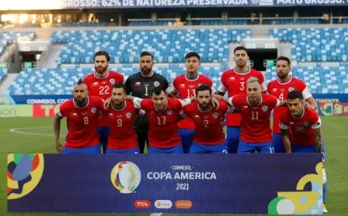 El once titular de Chile contra Bolivia en Copa América 2021. (Foto: Getty Images)