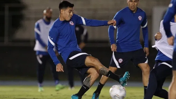 Claudio Baeza, jugador del Toluca en la selección chilena
