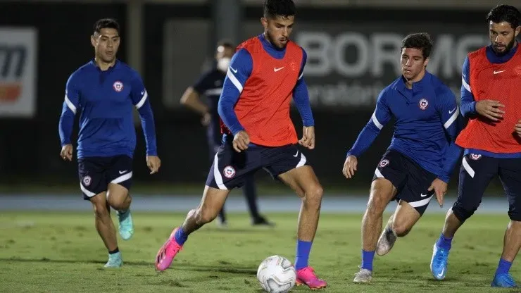 Daniel González y Clemente Mones Montes en la selección chilena