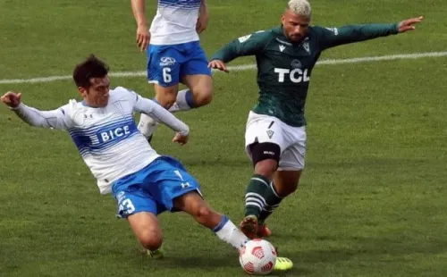 En su último partido, Católica derrotó a Santiago Wanderers en condición de visita por el Campeonato Nacional. Foto: Agencia UNO.