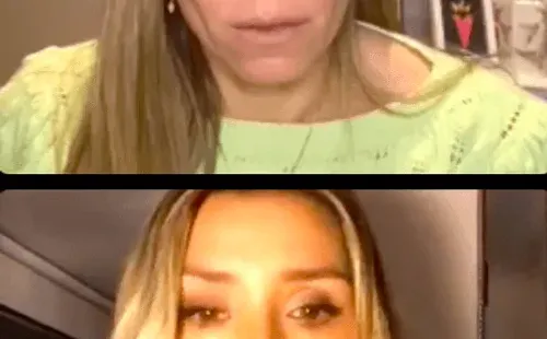 La ex esposa de Gonzalo Jara, Roxana Luengo, en conversación con la periodista Cecilia Gutiérrez.
