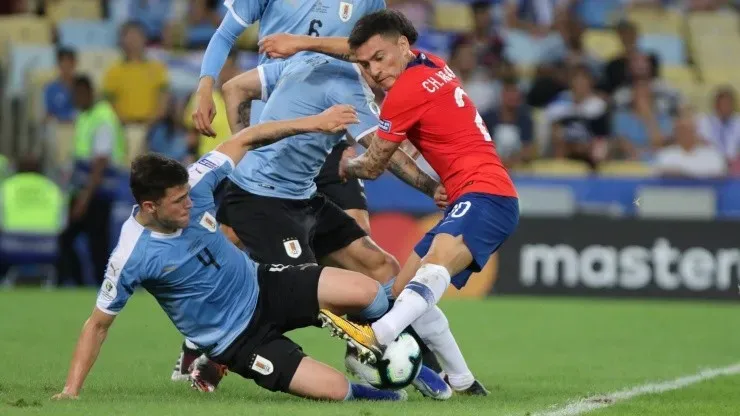 Chile y Uruguay se enfrentan en la Copa América de Brasil 2021