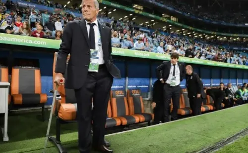 Óscar Tabárez lleva 15 años al mando de Uruguay y piensa luego acabar el ciclo con la Celeste. Foto: Agencia Uno.