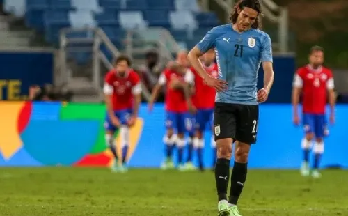 Uruguay igualó a un gol con Chile y no despega en la Copa América. (Foto: Agencia UNO)